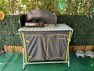 Equipo completo camping tienda 6 plazas+mobiliario