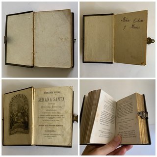 Devocionario antiguo Diamante Divino 1872