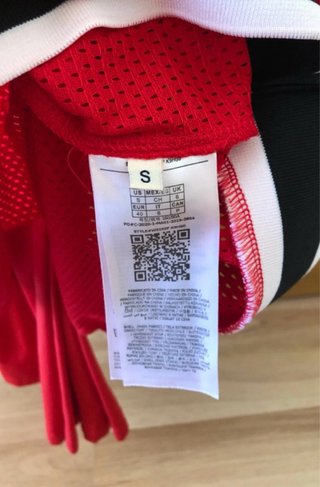 Vestido Camiseta GUESS Rojo Malla Talla S