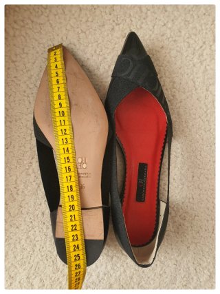 Zapato plano Carolina Herrera T.36 descatalogado.