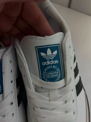 Adidas Samba Mujer Blanco Gris