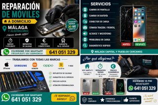 Réparaciòn movil domisilio málaga y alrededores