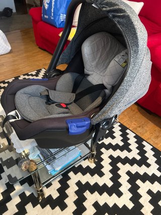 Carrello per Bambini Jane 3 Pezzi Grigio