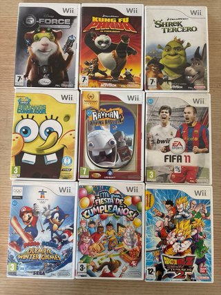 Lote juego wii