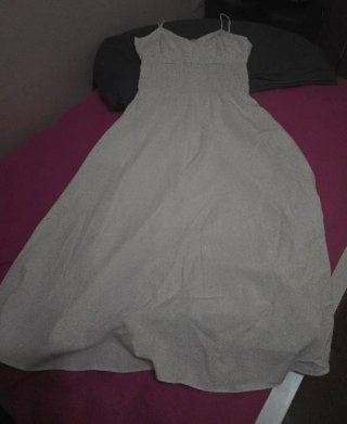 Vestido Zara tirantes blanco