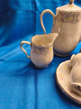Serviço de café em porcelana