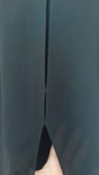 Blusa Zara Negra Mangas Campana Elegante