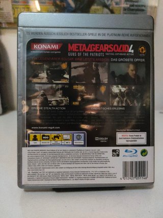 Metal Gear Solid 4 PS3 Platinum Konami