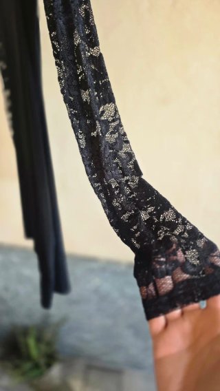 Vestitino Intimissimi pizzo nero Tg S