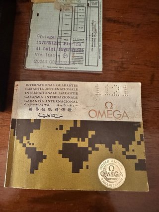 OMEGA Cronometro Stopwatch MG 6407 Full Set