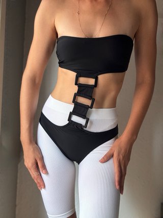 Bañador Monokini Negro Génoise Talla S