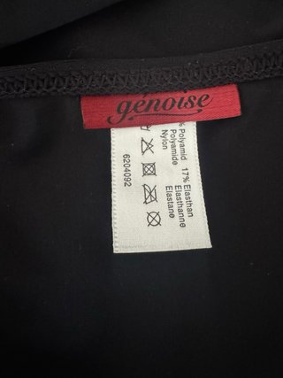 Bañador Monokini Negro Génoise Talla S