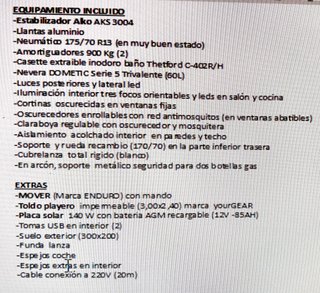 Caravana Bambina con Mover y Placa Solar