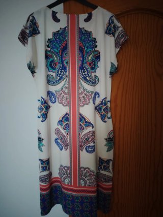 Vestido estampado multicolor