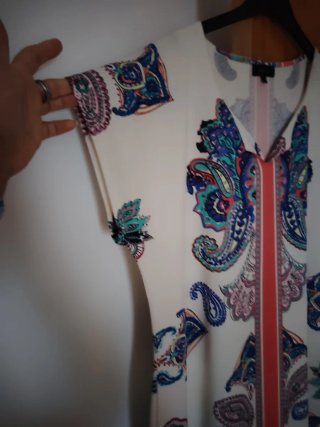 Vestido estampado multicolor