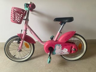 Bicicleta infantil niña rosa