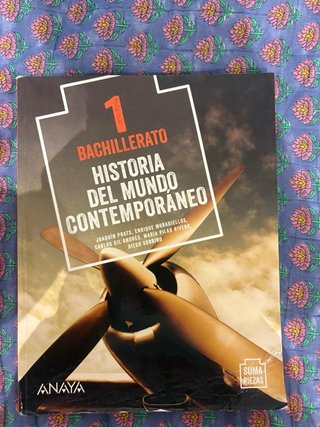 Libro Historia del Mundo Contemporáneo 1° Bach