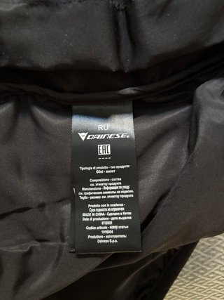 Chaleco Dainese Downvest Negro Talla XL