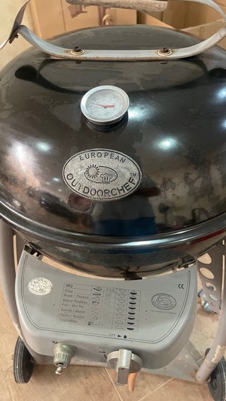 Barbacoa a gas butano