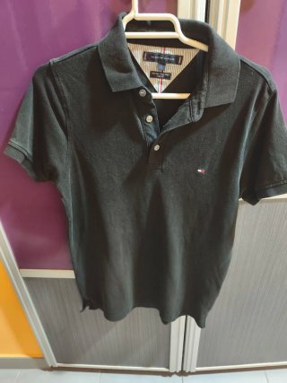 Polo Tommy Hilfiger Talla S Negro