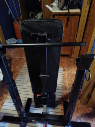 Banco de pesas con pres de banca con pesas 20kg