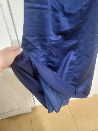 Vestido de fiesta satén bordado