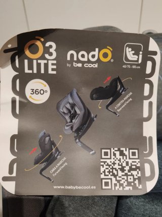 Silla Coche Giratoria 360° Nado O3 Be Cool