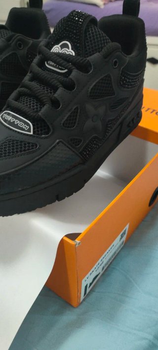 Scarpe Louis Vuitton skate Nere