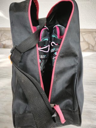 Patines Oxelo Fit 5 (35-38) + Protecciones y bolsa