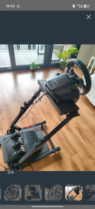 Volante Logitech G29 con pedales, cambio y soporte