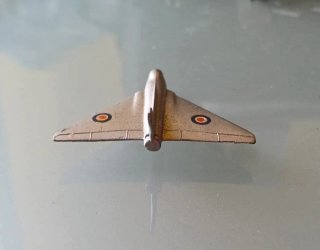Mercury Toys Art 406 Avro 707 A Aereo Met vintage