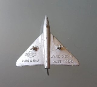 Mercury Toys Art 406 Avro 707 A Aereo Met vintage