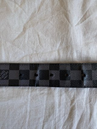 Cintura Louis Vuitton Damier Graphite