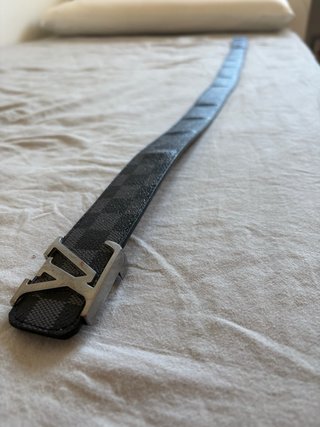Cintura Louis Vuitton Damier Graphite