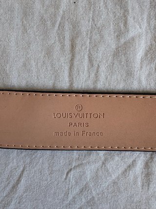 Cintura Louis Vuitton Damier Graphite