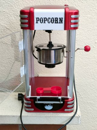 Máquina de Palomitas Roja Estilo Retro