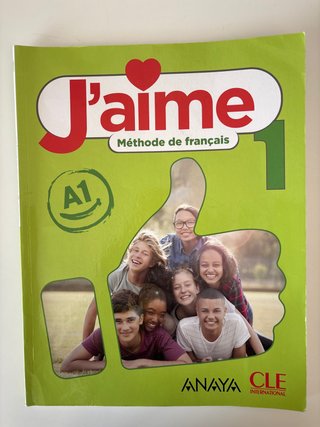 Libro de francés Editorial ANAYA 1ESO