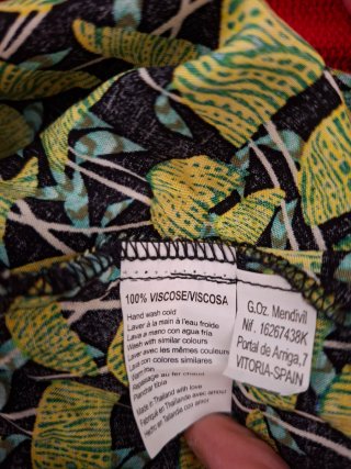 Vestido tirantes finos estampado