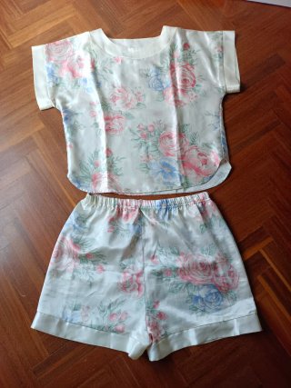 Pijama floral mujer talla única