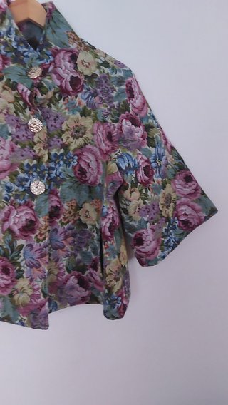 Chaqueta Tapiz Floral Vintage