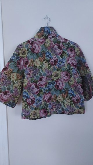 Chaqueta Tapiz Floral Vintage