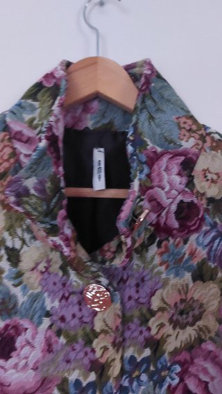 Chaqueta Tapiz Floral Vintage