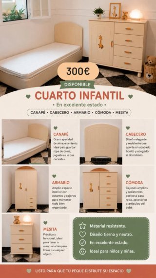 Dormitorio infantil Mi Cuna