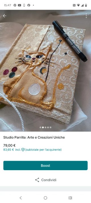 BOOK ARTIGIANALE 1/1 - PEZZO UNICO
