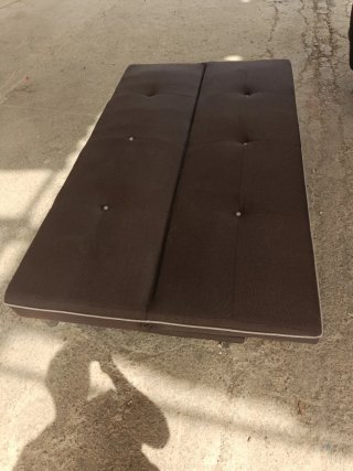 Sofá Cama Marrón Tela no puedo hacer el envío