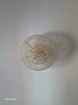 Lámpara de cristal estilo lágrimas