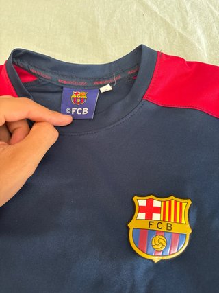 Camiseta Entrenamiento FC Barcelona Azul y Roja