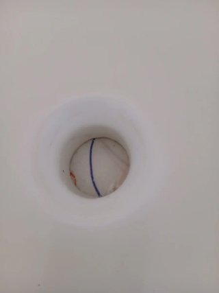 Lavabo de cerámica blanco