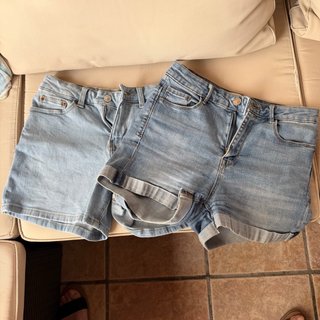 Shorts da donna in denim