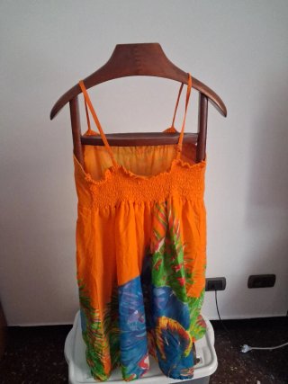 Abito estivo tropicale stile Desigual S/M